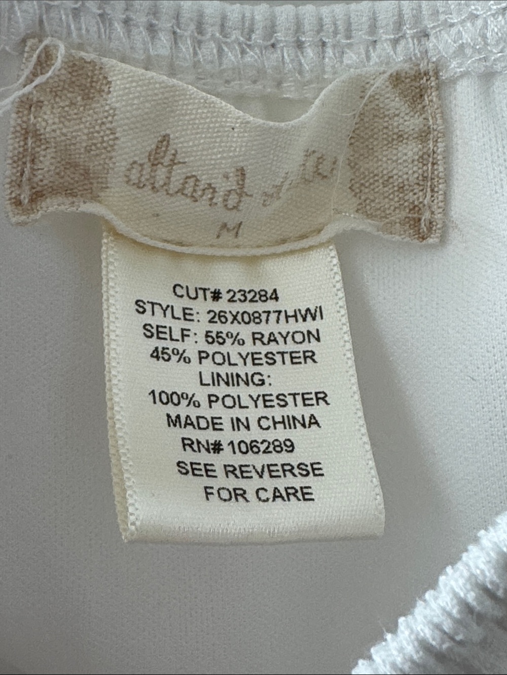 ALTAR’D STATE White MiniDress With Ruffle Sleeves Size Medium Like New! - Picture 3 of 3